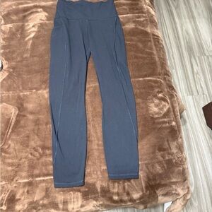 Woman’s size 6 Lululemon black leggings with pockets